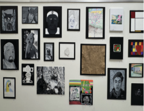 STUDENTS ART DELIGHTS the halls of Berendo